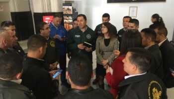 VIDEO: Dirigentes del Frente de Trabajadores fueron desalojados y detenidos desde el Ministerio de Justicia