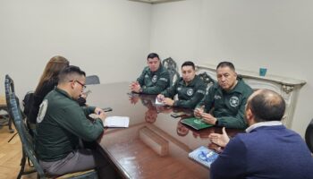 Reunión del Frente de Trabajadores Penitenciarios con Asesor Legislativo.